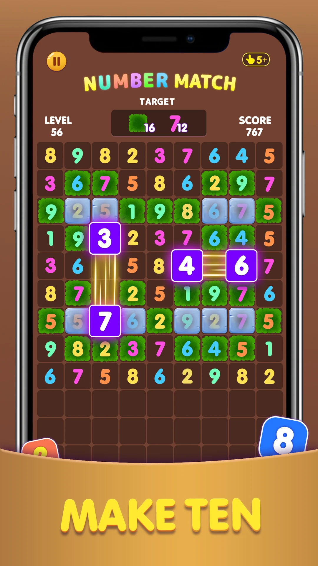Number Match: Ten Crush Puzzle screenshot